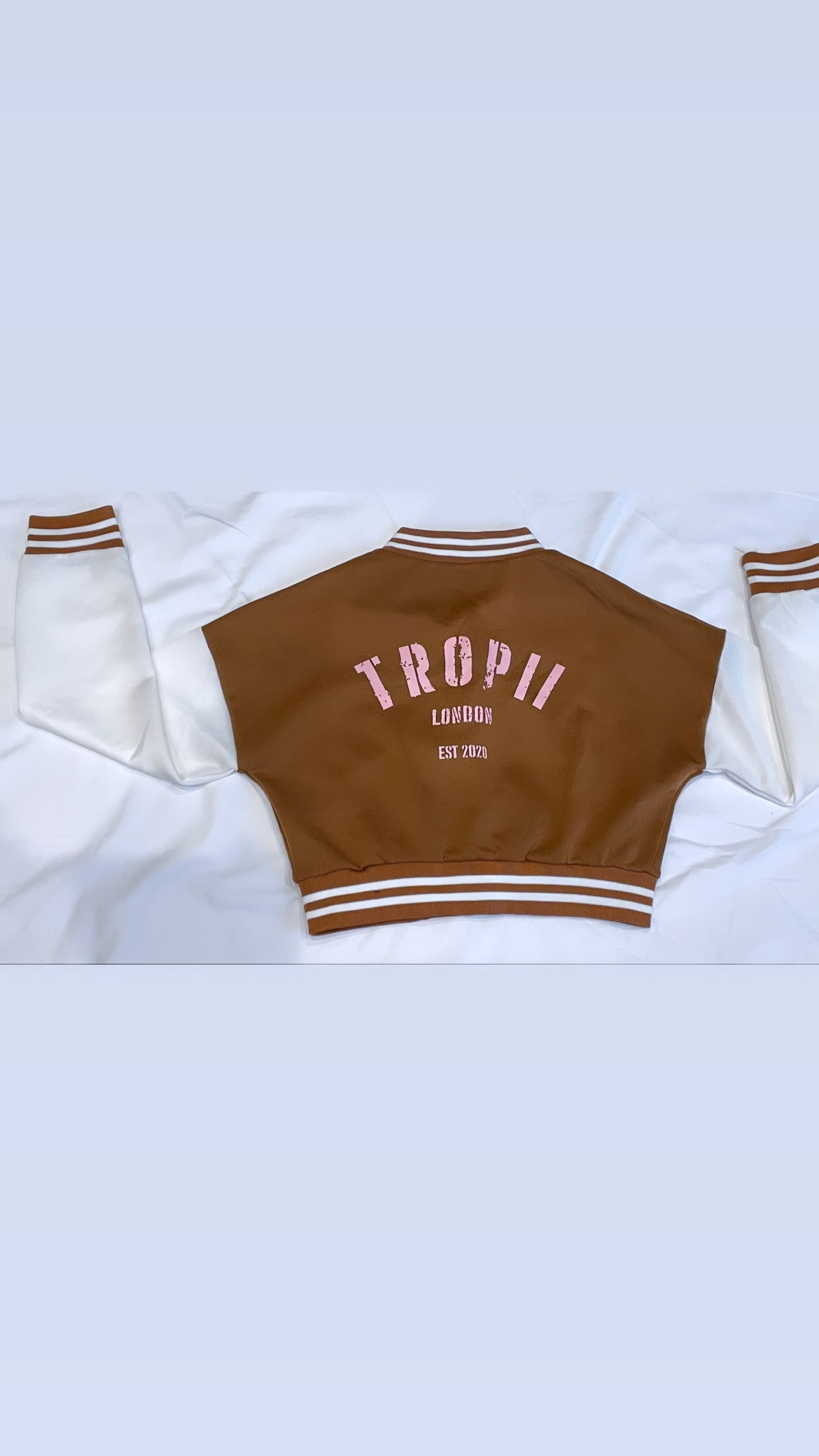 Varsity Cropped Jacket Tropii Loungewear 